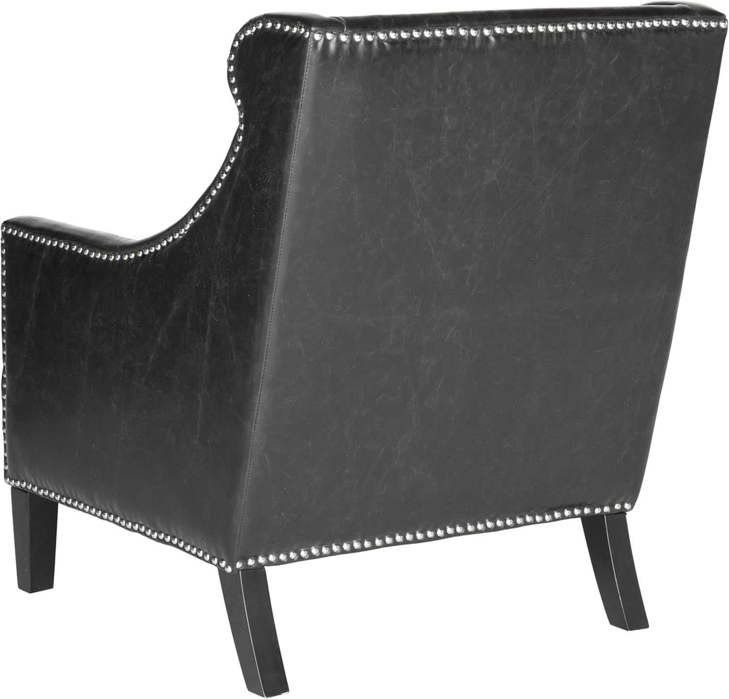 SAFAVIEH Mercer Collection Mckinley Club Chair, Antique Black