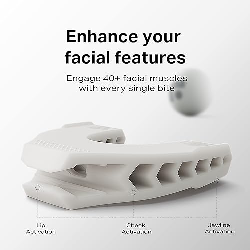 Miniatura 3 de Fitbite - Ejercitador facial prémium para hombres y mujeres, aprieta, tonifica y fortalece, apunta a tu mandíbula, barbilla, labios y pómulos,