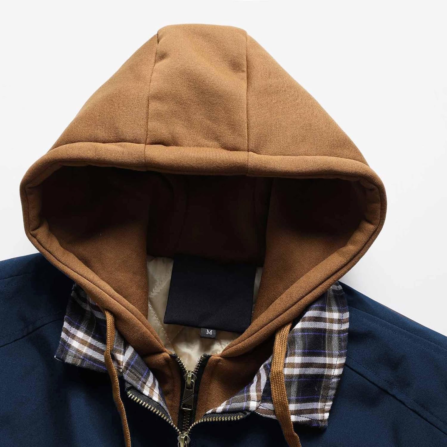 Men’s Bomber Jacket Casual Fall Winter Spring Zip Up Lightweight Quilted Padded Windbreaker Jackets Warm Hooded Coats