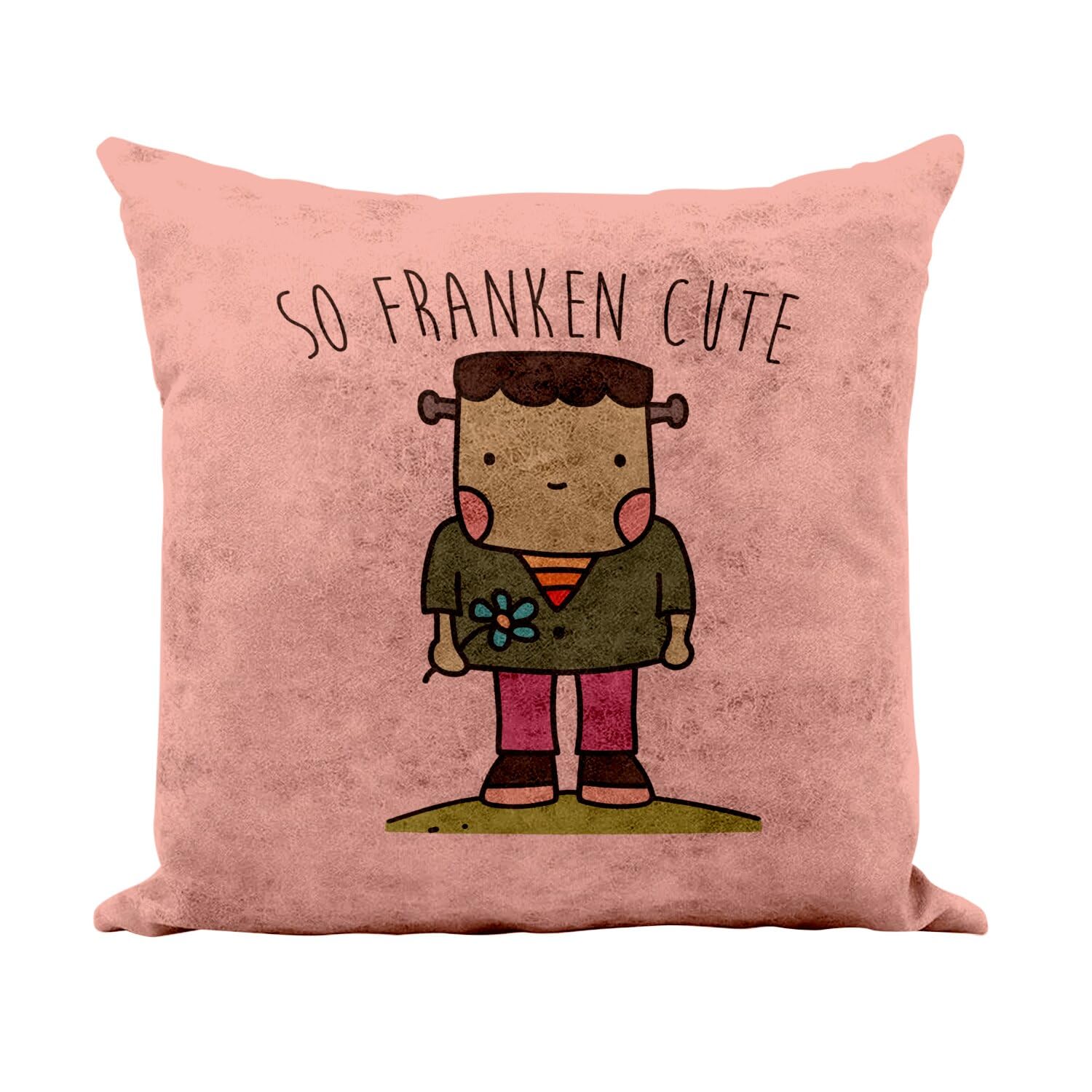 Coussin zombie fleur pour decoration de canape de salon ou chambre d'enfant