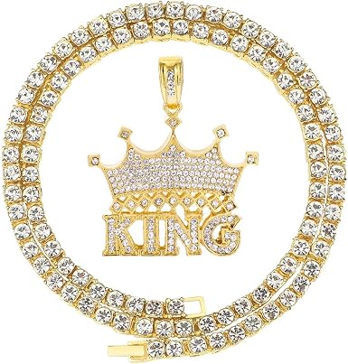 HH Bling Empire Silver iced Out Chains 