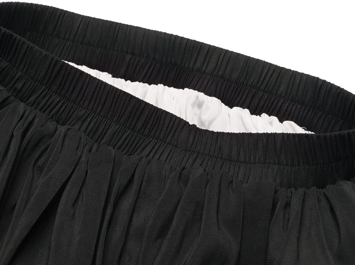 Women's Renaissance Skirt Victorian Peasant Double-Layer Maxi Long Skirt - Image 6