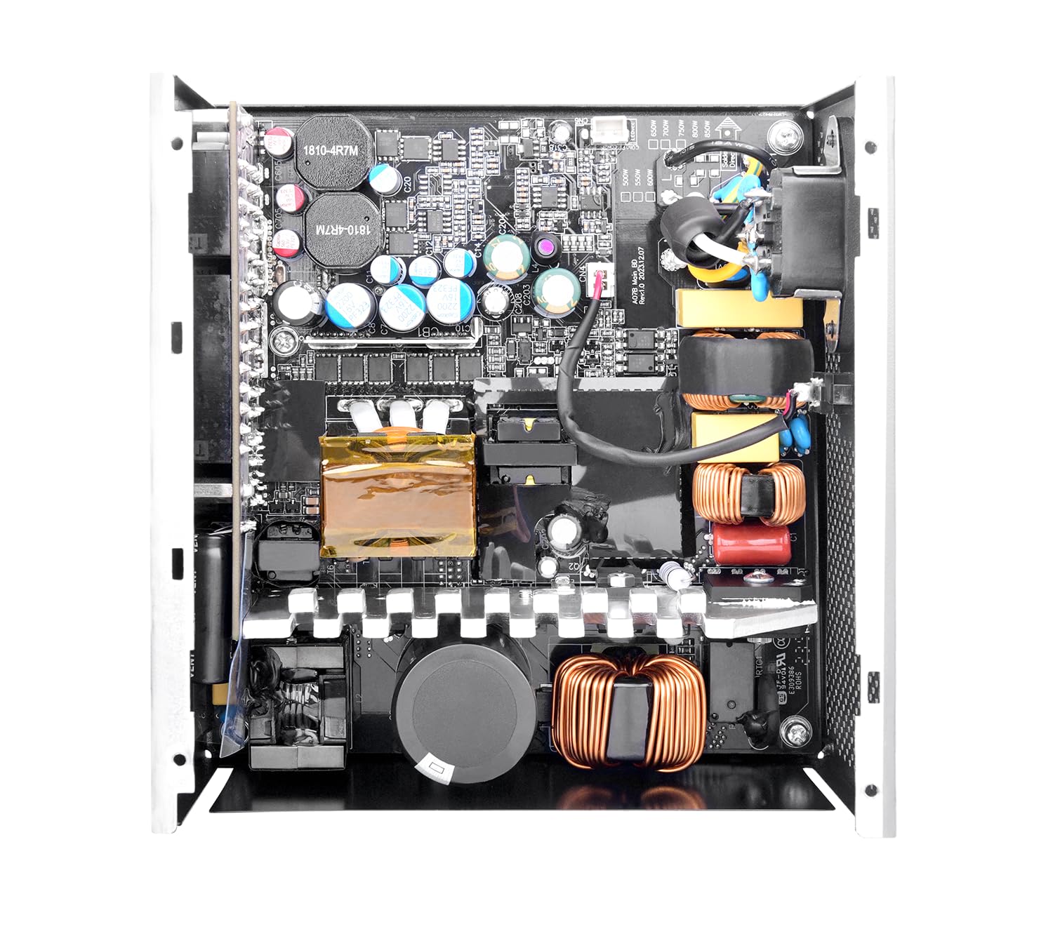 Thermaltake Germanium Pro 850W Netzteil | RGB | ATX 3.1 | Gen 5.1 12V-2x6 | Ultra-Quiet Smart Zero Lüfter | 80Plus Gold | Modular | 5 Jahre Garantie