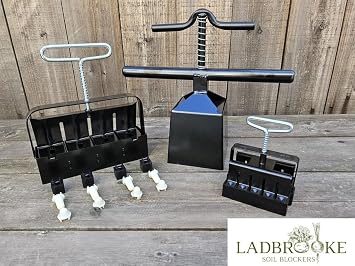 Authentic Ladbrooke 6-Pc Master Grower Nesting System Maxi, Mini 4, Micro 20, Cubic Inserts, Dowel Pins, Seed Pins, Made in England