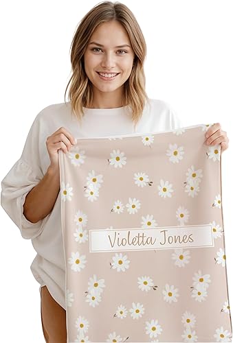 Miniatura 10 de Manta personalizada para recién nacido, gorro de nudo, traje de regreso a casa, canastilla para bebé recién nacido, regalo esencial de Navidad para