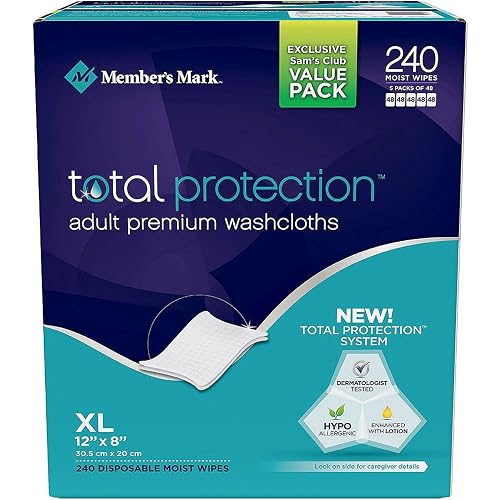 Member's Mark Adult Washcloths (240 Count) (2 Pack)