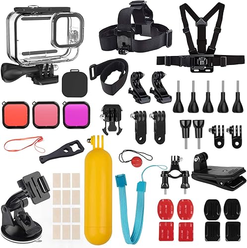 Miniatura 7 de Kuptone Kit de accesorios de cámara de acción para GoPro Hero 1110987654, GoPro Max, GoPro Fusion, Insta360, DJI Osmo ActionAction 2, AKASO