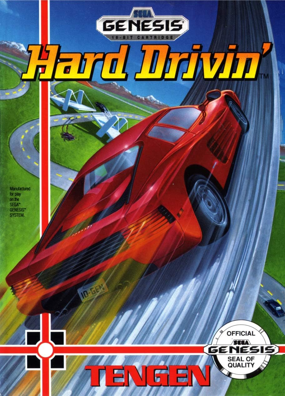 Hard Drivin' - Sega Genesis