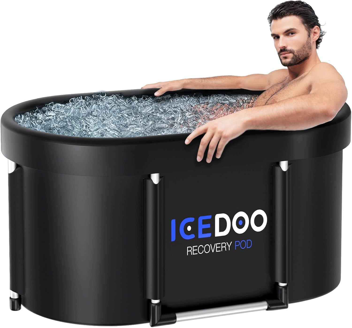 Upgrade XL 129 Gal Large Oval Ice Bath Tub for Barbados | Ubuy