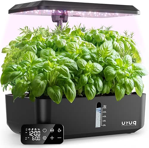 Indoor Hydroponics Growing System Kit 12 Pods Gardening System Herb