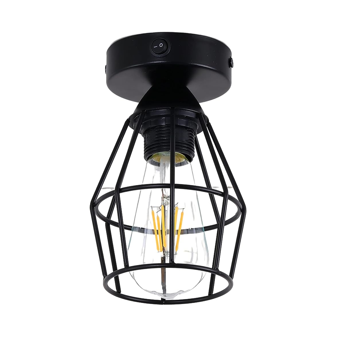 Maichis RV Vintage Ceiling Light (Bulb Included), 12V Metallic Interior Light