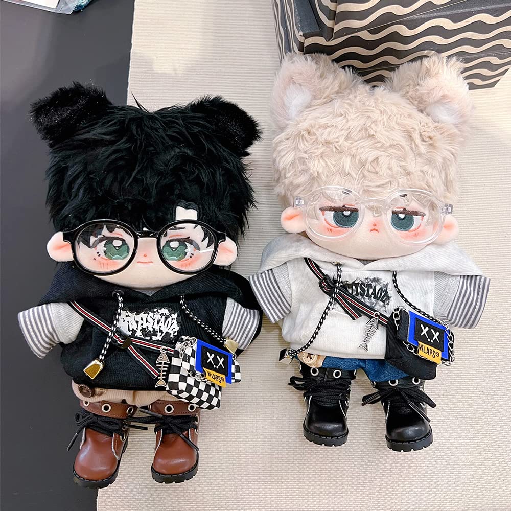 オリジナルキャラクター ブラック・ルカナト ぬいぐるみ 着せ替え 15cm オリジナルキャラクター ブラック・ルカナト ぬいぐるみ 着せ