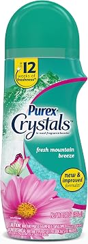 Purex Crystals In-Wash Fragrance and Scent Booster, Fresh Mountain Breeze, 15.5 Ounce