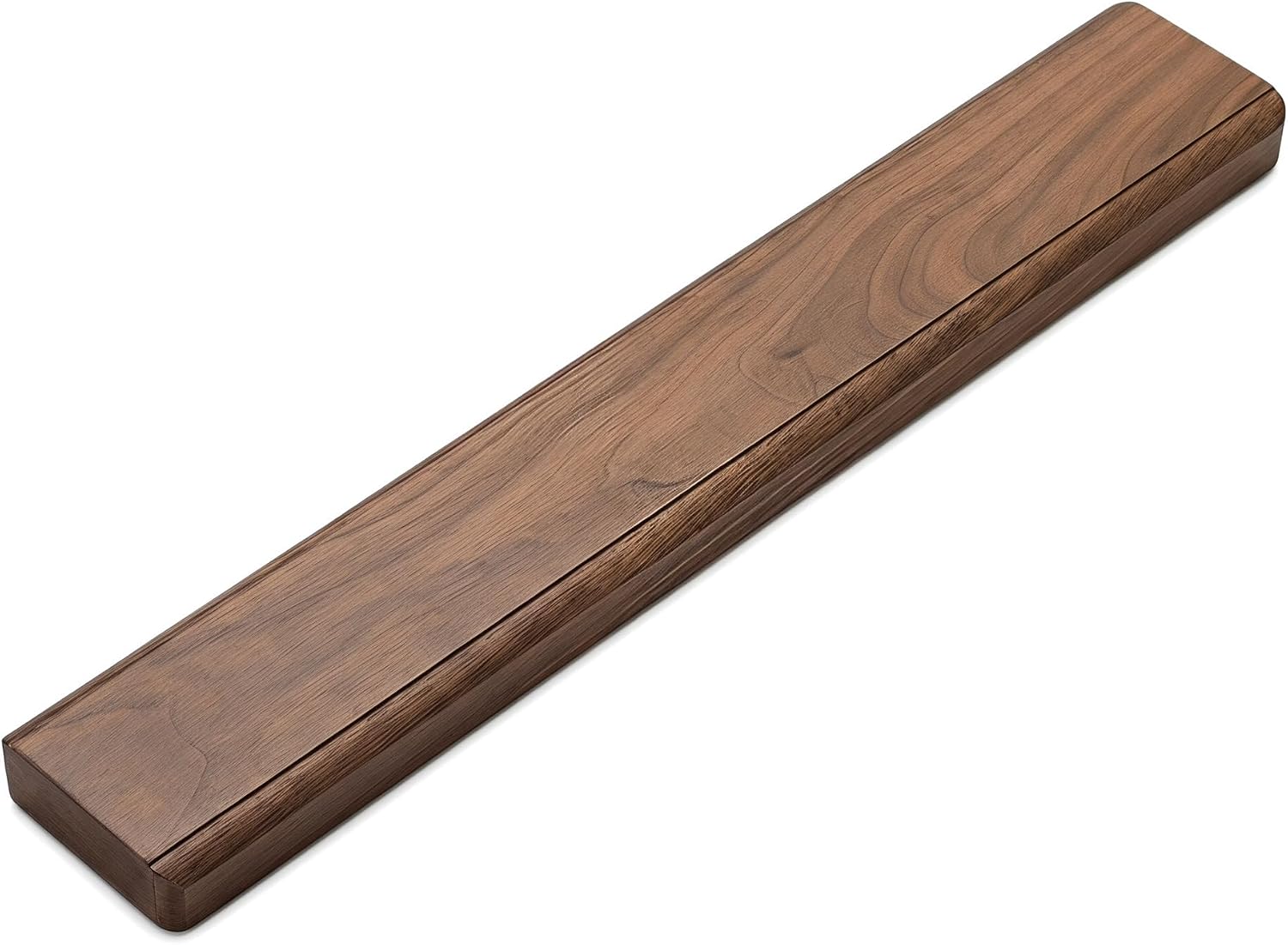 Walnut Wood Magnetic Knife Strips Holder for Wall,16'' Magnet Knife Rack | No Drilling,Powerful Magnet Knife Rack for Kitchen Utensils,Knives and Tools,Dark Brown,Ideal For mother Gifts