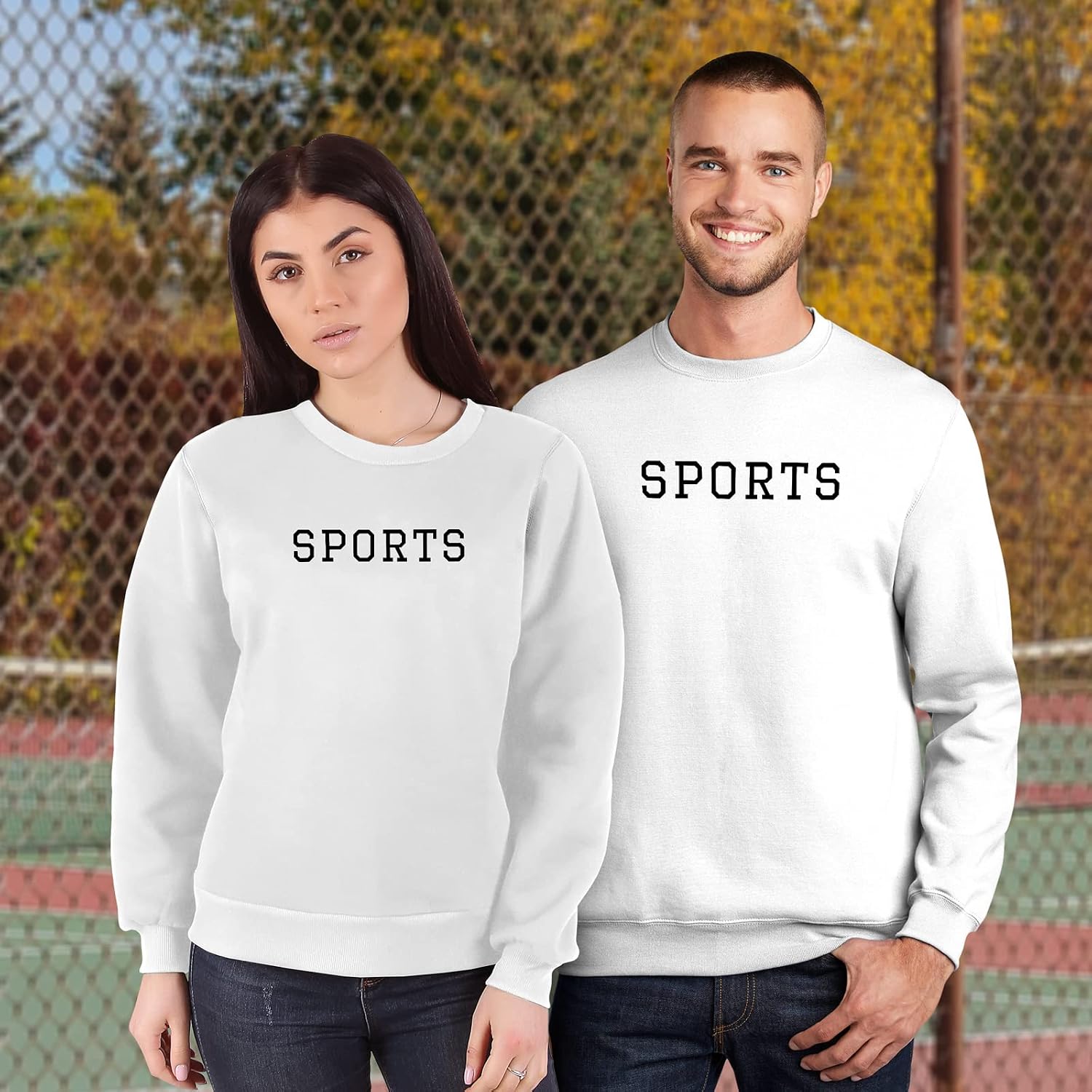 GotPrint Unisex Sports Sweatshirt, Gift for Sport Lover, Sports Lover Design Cotton Casual Pullover, Graphic Crewneck Sweater