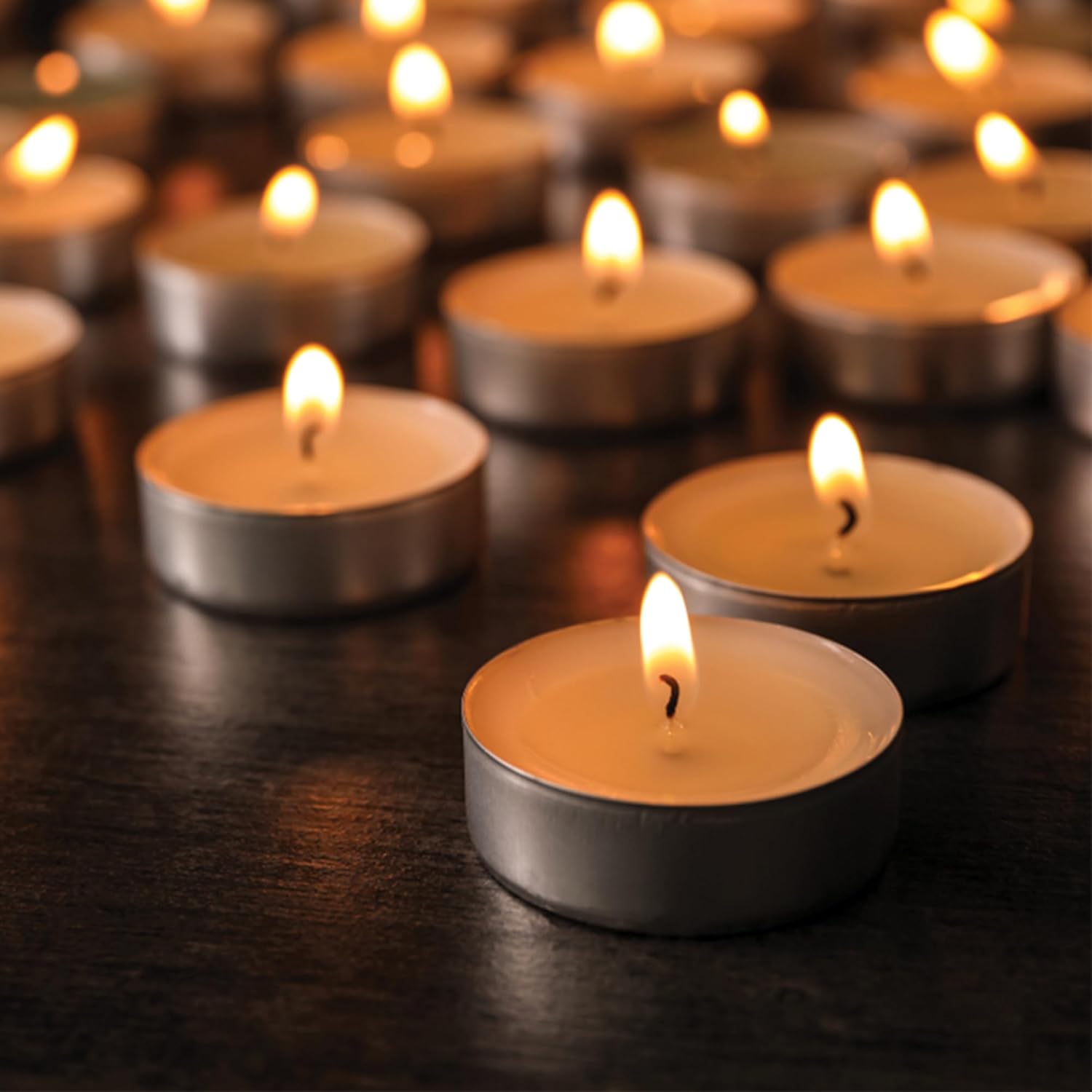 Grob Carnival Festive Unscented Tea Light Candles | Diwali Decoration Smokeless Candles | 4 Hours Burning Time| Wax Tealight Candle | 8 gm, 100 Pcs