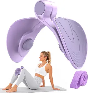 Pelvic Floor Exercise Devices 35lb Resistance Kegel Thigh Trainer with Band
