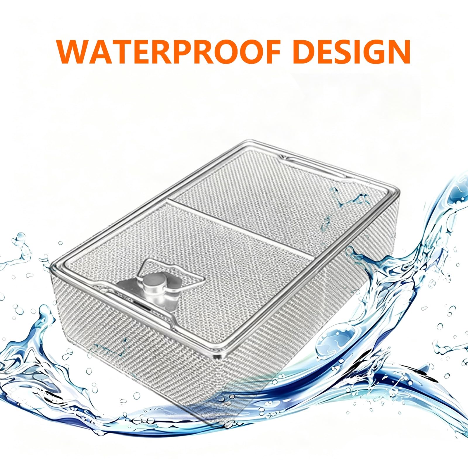 Cestello for la Pulizia degli Strumenti Chirurgici,Acciaio Inossidabile 304 | Resistente all'Usura,Progettato Specificamente for la Pulizia e altre Funzioni(3 mm 50x25 cm/19.7x9.8 in)