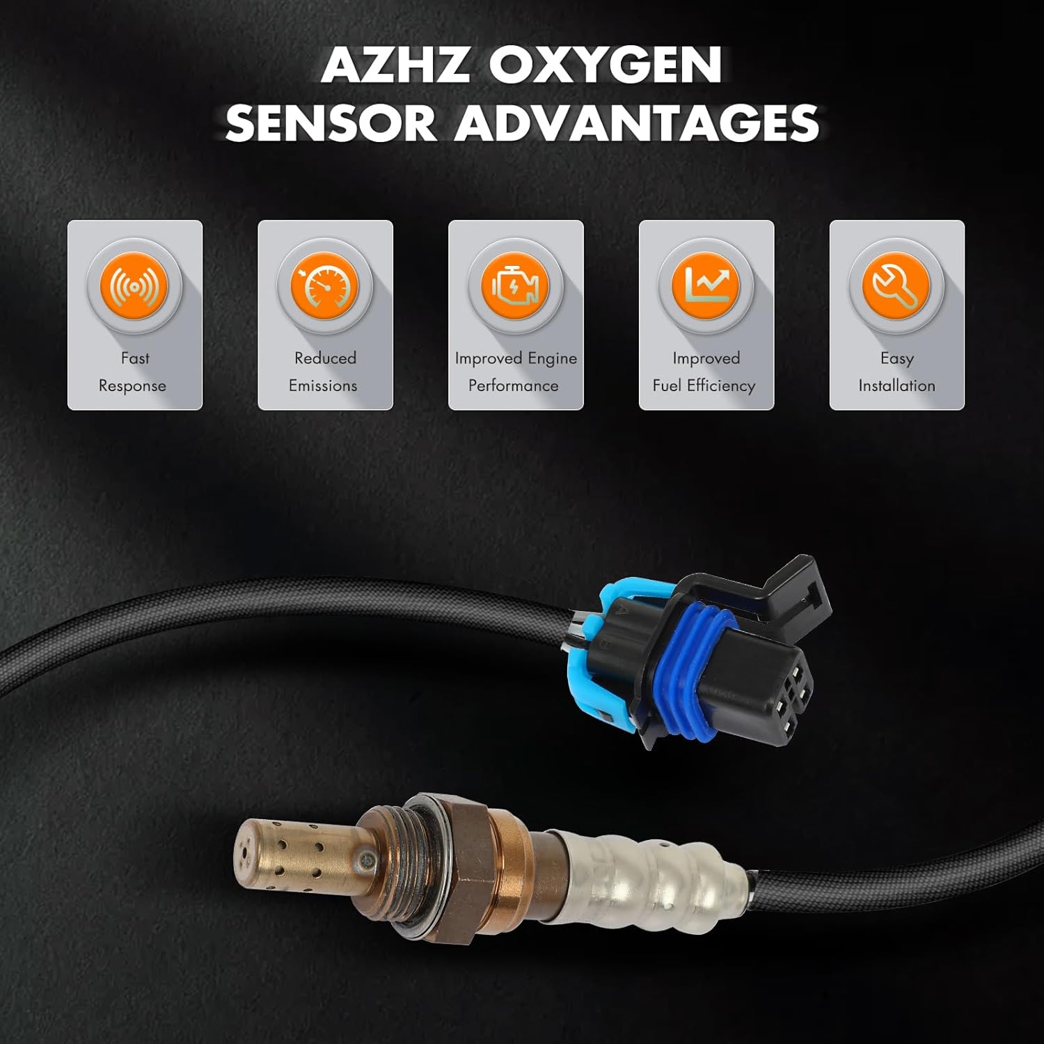 Upstream Downstream Oxygen Sensor for Buick for Rainier 2004-2005 for Chevrolet for Colorado 2004-2005 for GMC for Canyon 2004-2005 for Isuzu for Ascender 2004-2005, SG277 234-4119 O2 Sensor