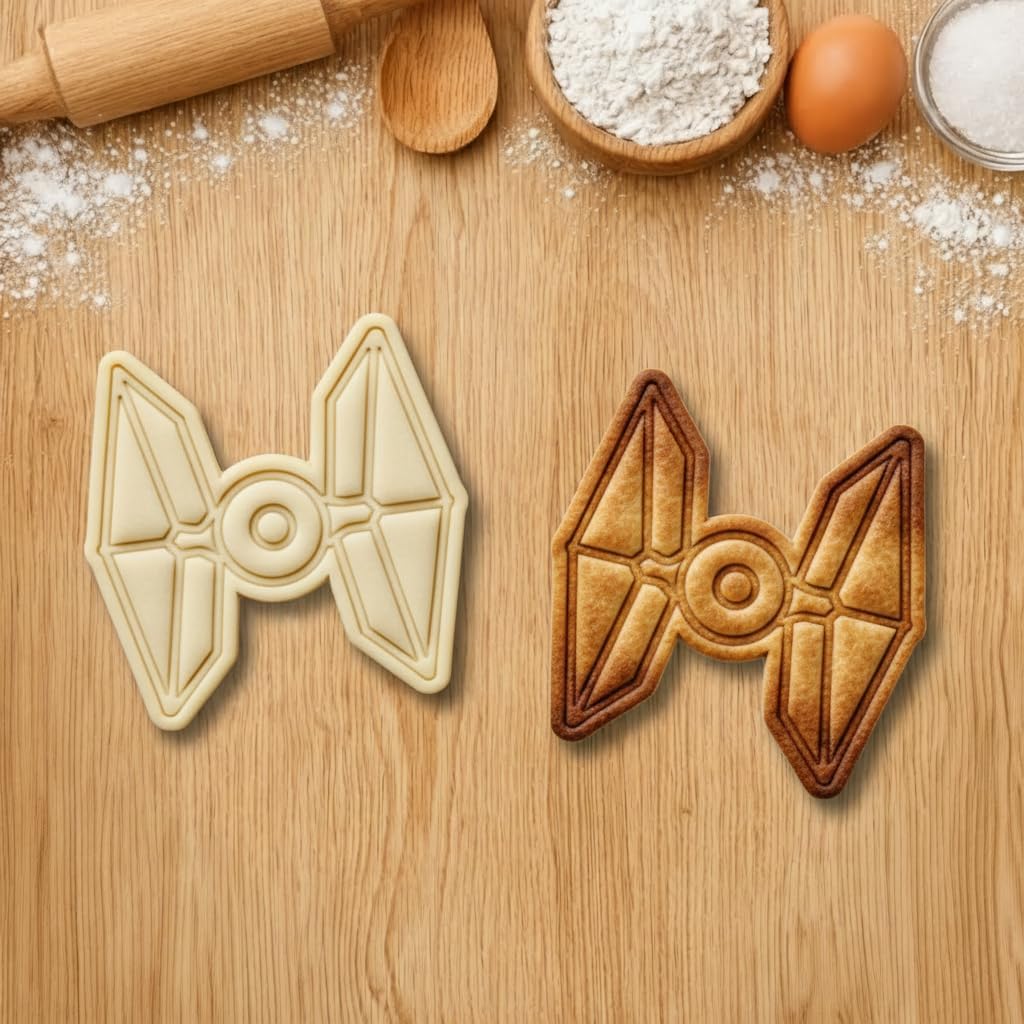 Allenjoy Cookie Cutters & Stamps, Space Soldier Biscuit Cutter Embosser Molds for Baking, Fondant, Polymer Clay - Funny Kitchen Accessories, Novelty DIY Supplies, Party Favors, Decorations, Gifts image 5