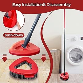 Spin Mop Replacement Head, 3 Pack Mop Replacement Head Easywring 1-Tank System, Easy Cleaning, Microfiber, Spin Mop Refills, Machine Washable
