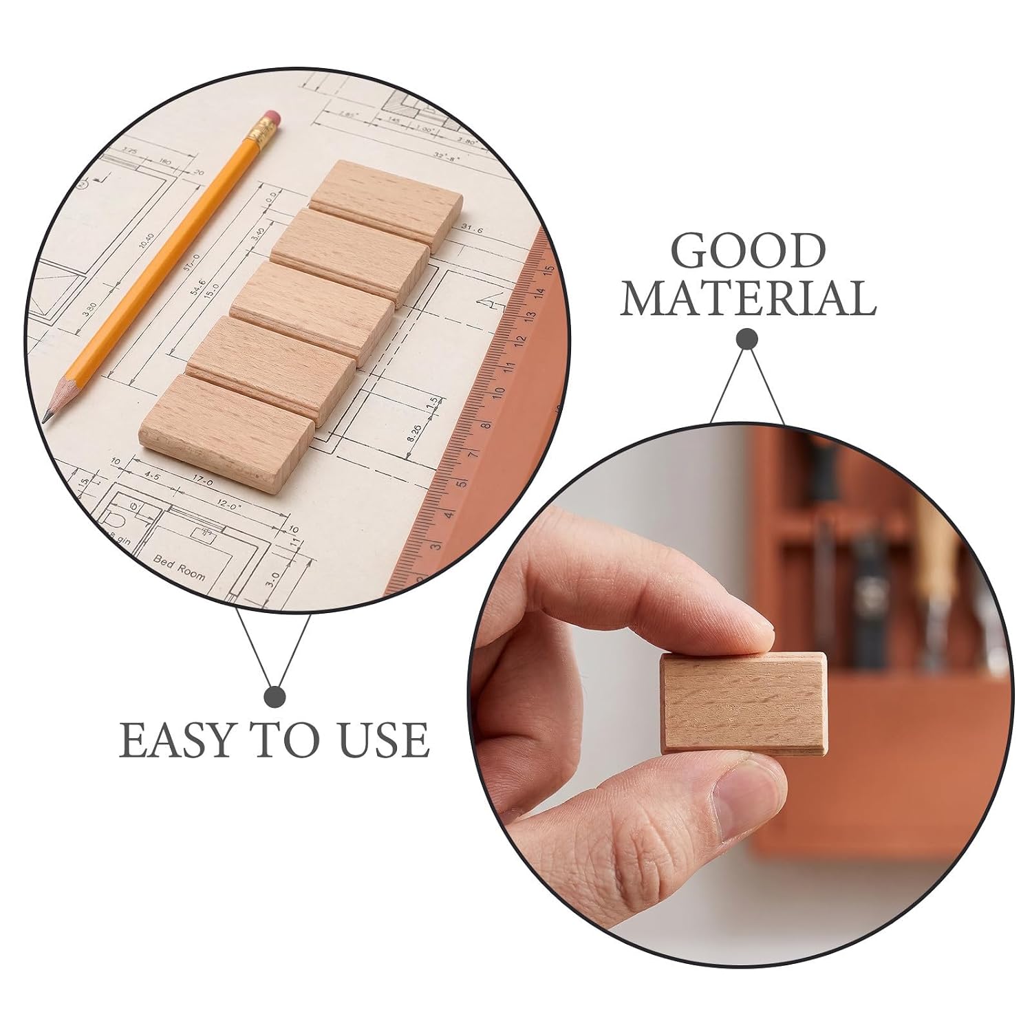 100pcs Wood Splice Connectors for Frame Joinery Supplies, Hardwood Loose Tenons with Versatile Material Compatibility and Smooth Safe Installation, Precision Wood Tenon Stock