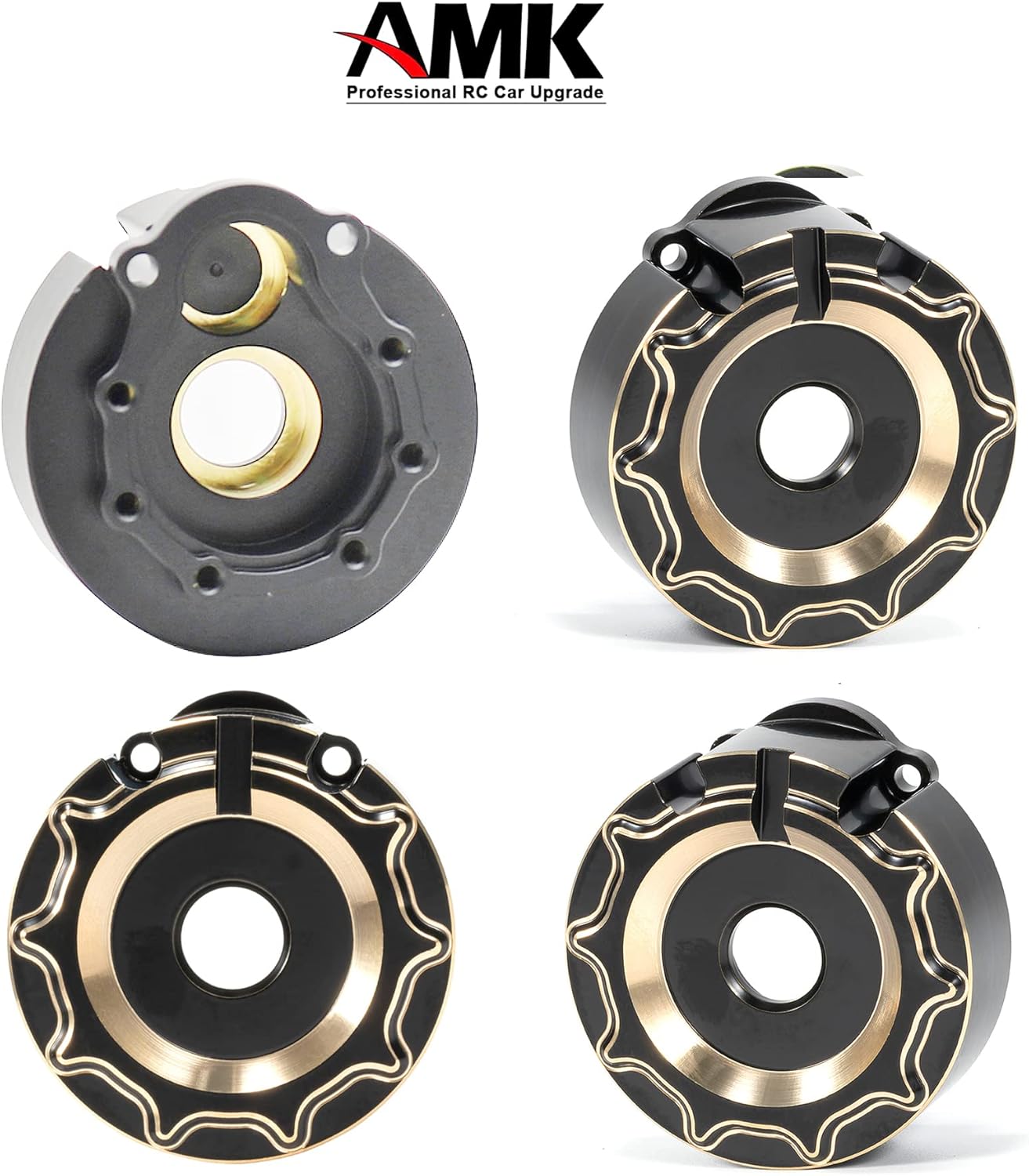 Brass Counter Weight Axle Housing TRX4 Portal Axle Housing for 1/10 RC Crawler TRX6 TRX4 Bronco Defender Upgrade (A)