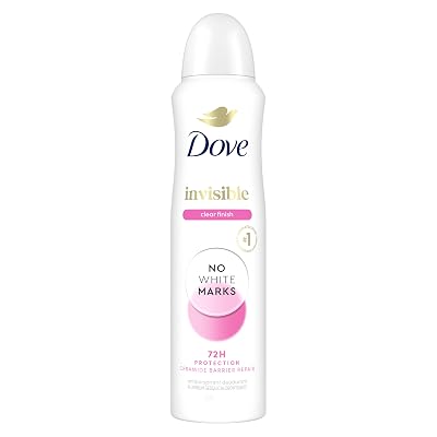 Dove Advanced Care Clear Finish Antiperspirant Dry Spray for Women, 72H Sweat & Odor Protection, Pro-Ceramide Technology, No White Marks, Alcohol Free, Size: 3.8 oz (1 Count)