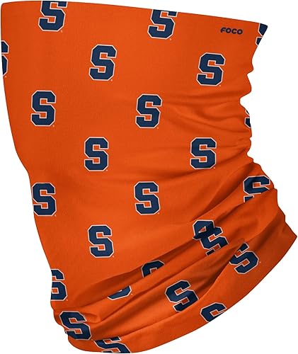Miniatura 47 de FOCO NCAA unisex-adult Ncaa Team Logo Neck Gaiter Multiuse Logotipo grande.,Mini logotipo impreso.,Vacaciones en bloque ocupado,Hibisco