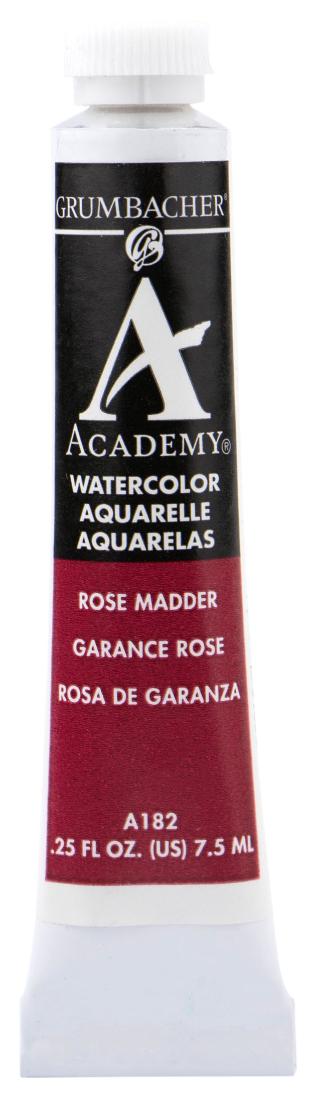 Grumbacher ACAD W/C ROSE MADDER 7.5ML