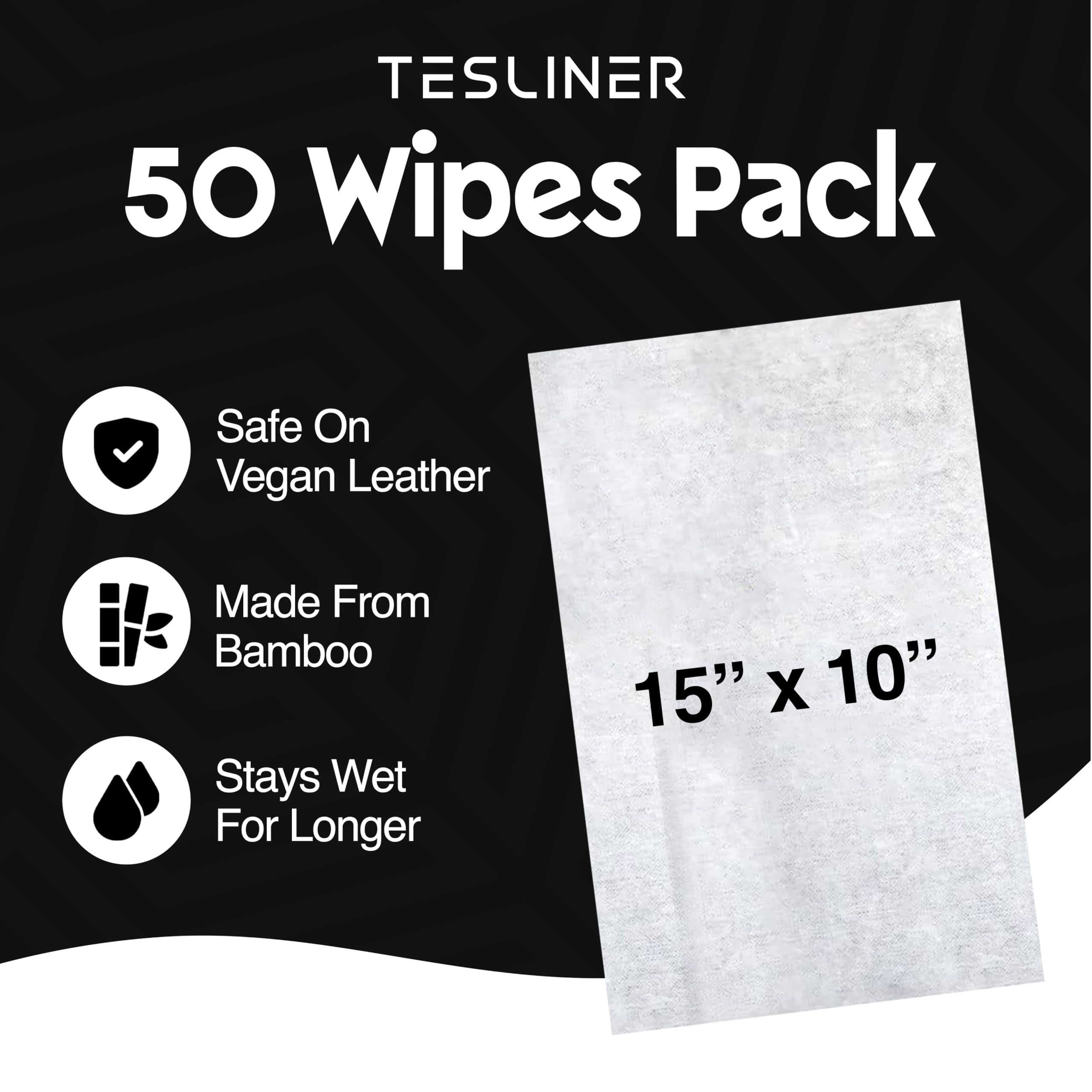 Amazon.com: Tesla Car Wipes for Interior Cleaning, 50 XL-Sized
