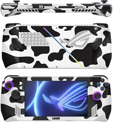MightySkins Skin compatible con Asus ROG Ally - Estampado de vaca Funda protectora de vinilo duradera y única Fácil de aplicar, quitar y cambiar
