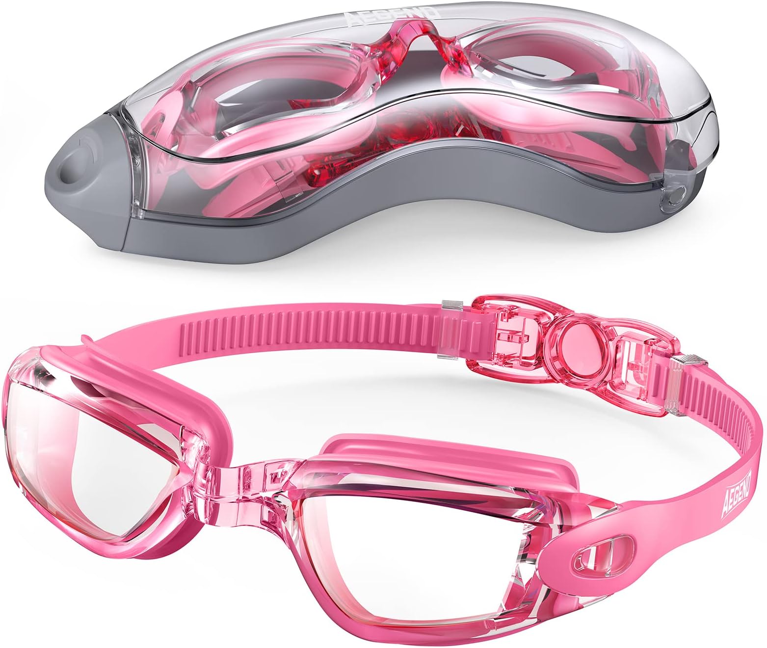 Swim Goggles, Swimming Goggles No Leaking Full Protection Adult Men Women Youth