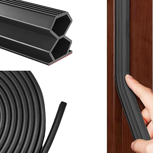 Türdichtung Dichtungsband Selbstklebend 6m ，Gummidichtung 10×12mm, Wasserdicht, 