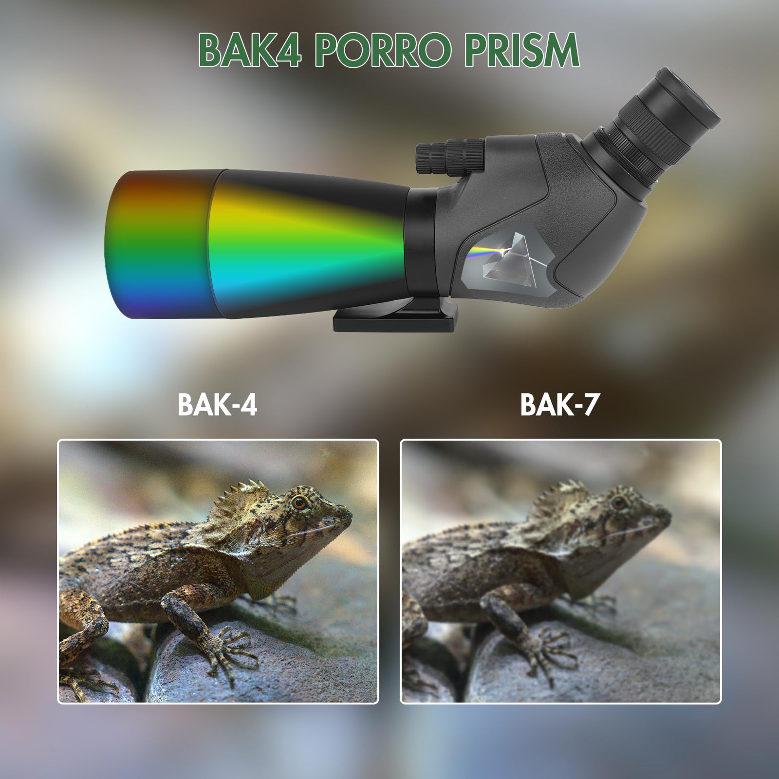 25-75X70 Telescopios para Tiro al Blanco - Telescopio HD con trípode, Bolsa de Transporte y Soporte para Smartphone - BAK4 Telescopio HD para observación de Aves, Caza y Vida Salvaje