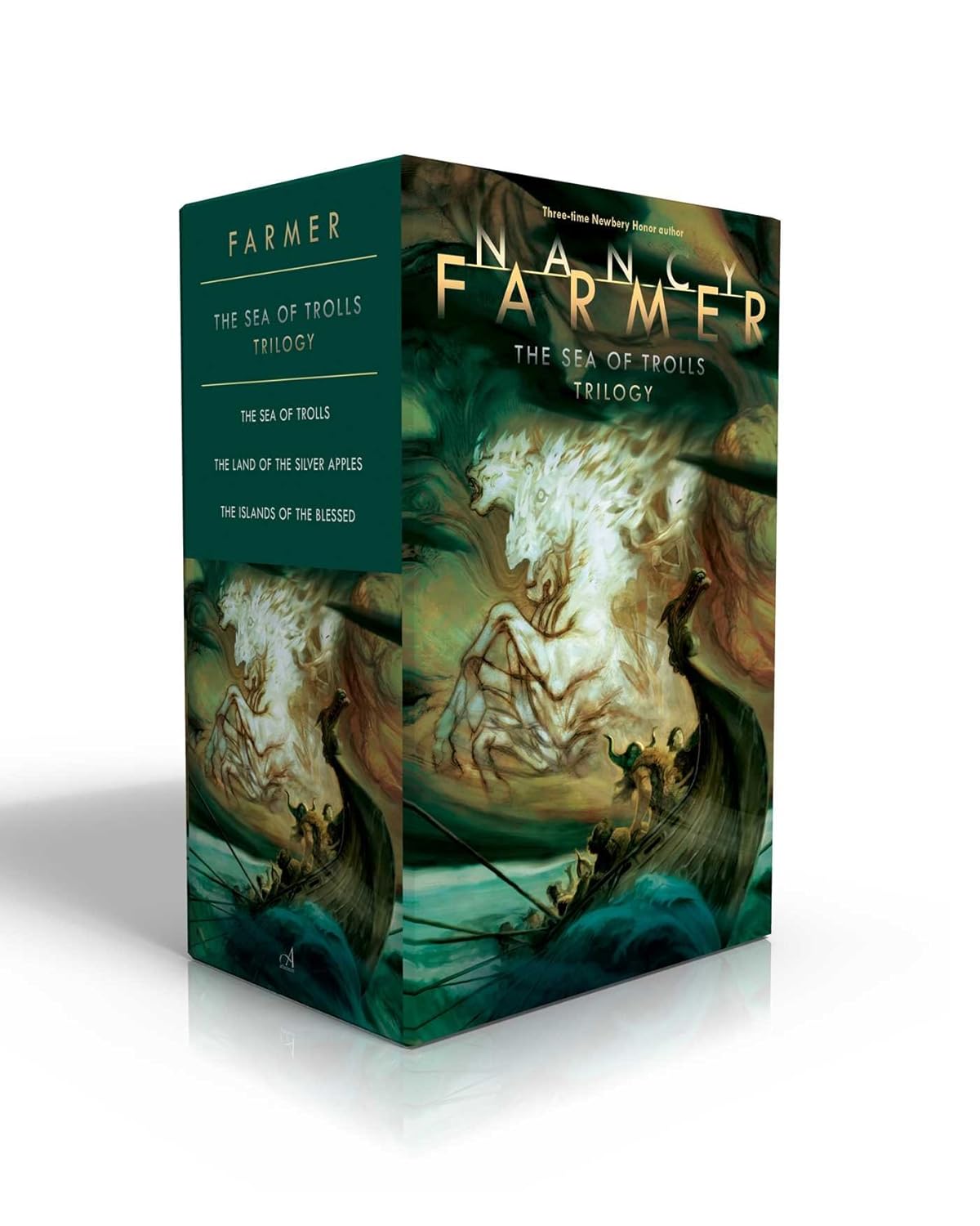 The Sea of Trolls Trilogy (Boxed Set): The Sea of Trolls; The Land of the Silver Apples; The Islands of the Blessed      Paperback – November 15, 2016