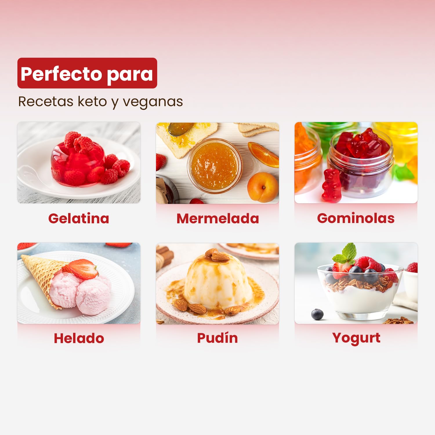 Agar Agar en Polvo 115g - Gelatina Neutra y Natural, Sustituto Vegano - Ideal para Cocinar, Postres y Jaleas