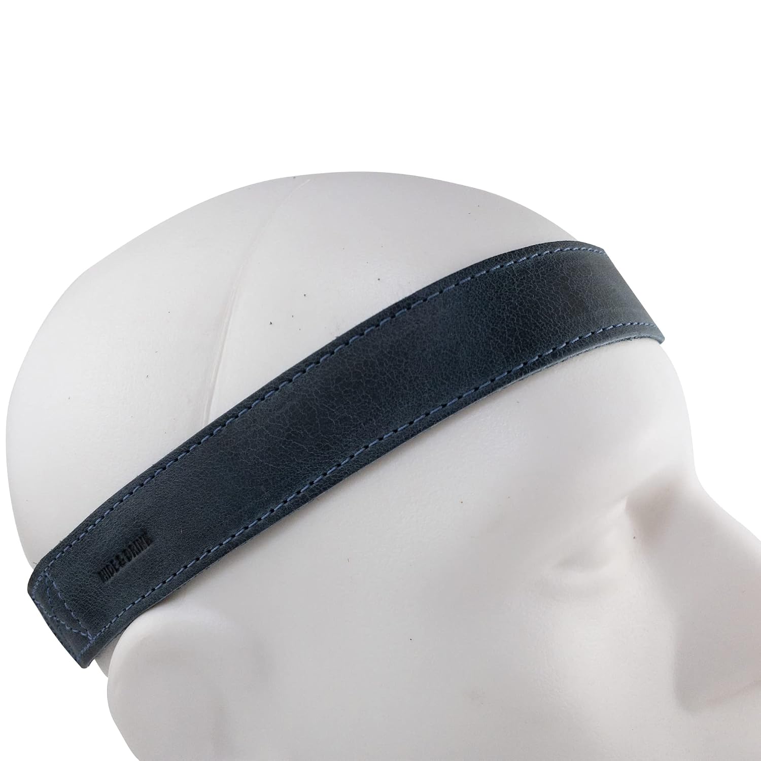 Hide & Drink, Unisex Simple Headband, Boho Fashion, Elastic Headwrap, Handmade (Slate Blue)