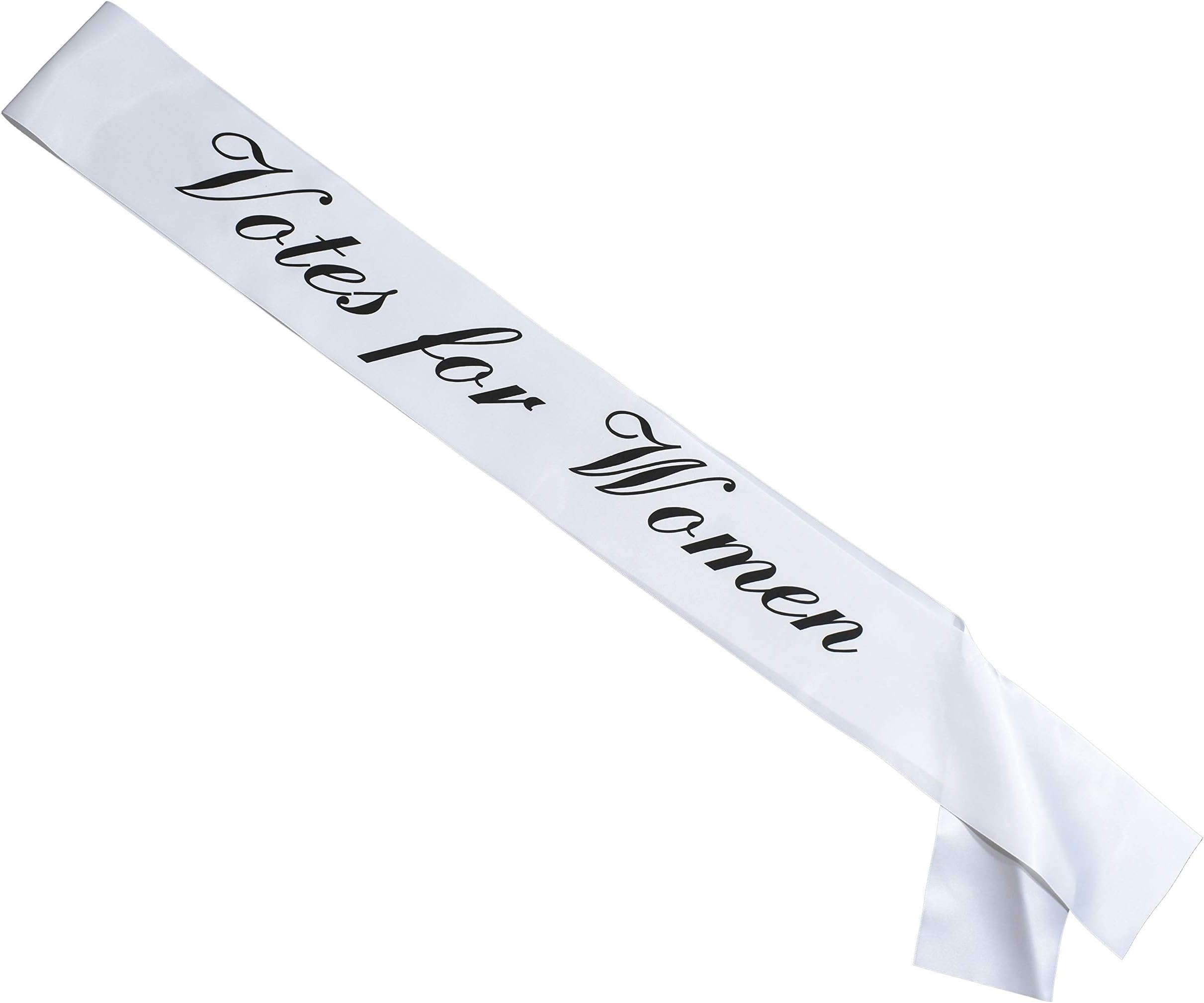 Elegant 'Votes for Women' Commemorative Sash - Premium Quality with Soft, Thick Fabric and Vibrant Silkscreened Ink, Easy to Iron for a Smooth, Wrinkle-Free Look