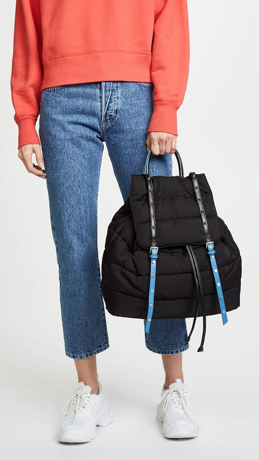 Sam Edelman branwen Flap Backpack, Black/Blue