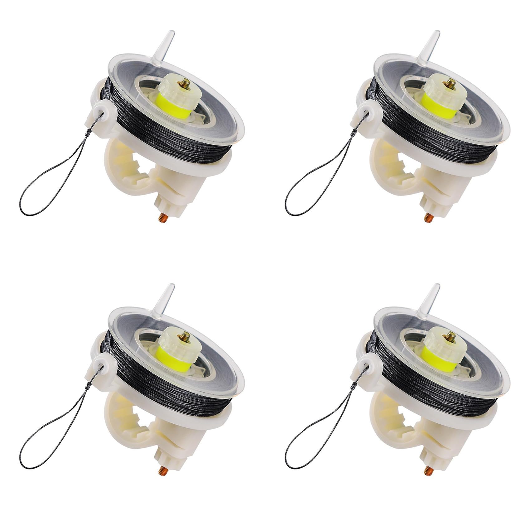 Jnchdghwa As Shown 4 Pcs Trip Wire On Reusable Reel (85Ft),Trip Wire For Perimeter Trip Alarm 12 Gauge And Trip Wire Alarm