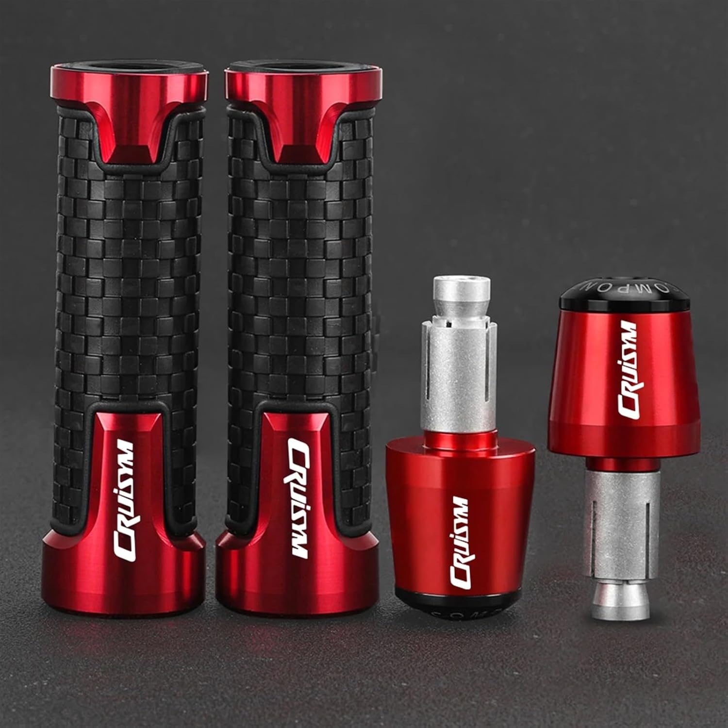 Motorcycle Brake Lever For SYM CRUISYM 300 300i 400i 600i 150 125 250 Joymax Z300 jet 14 125 T1 T2 T3 Motorcycle Handle Grip Ends Handlebar Grips Plug Motorcycle Brake Clutch Lever(Red red black)