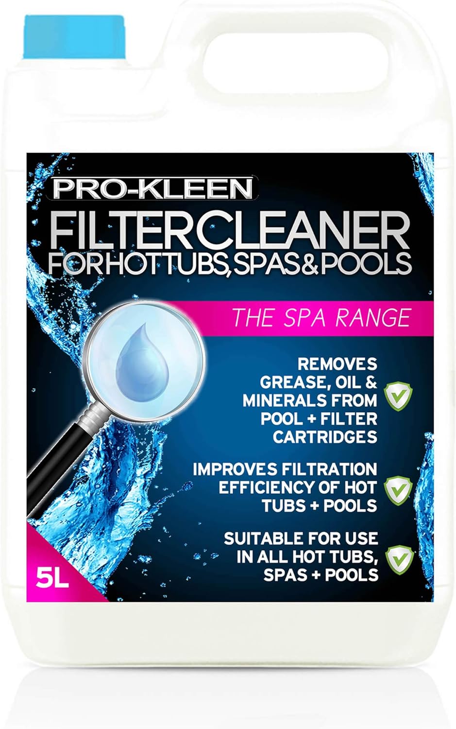 ProKleen MY1437 Hot Tub, Pool & Spa Filter Cartridge Cleaner 5L10