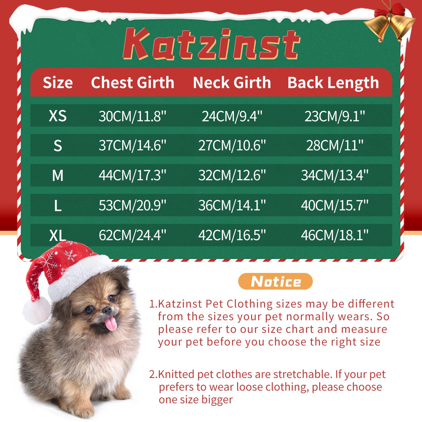 Maglione caldo per cani e gatti di piccola e media taglia, pullover invernale per animali domestici (XL, verde)
