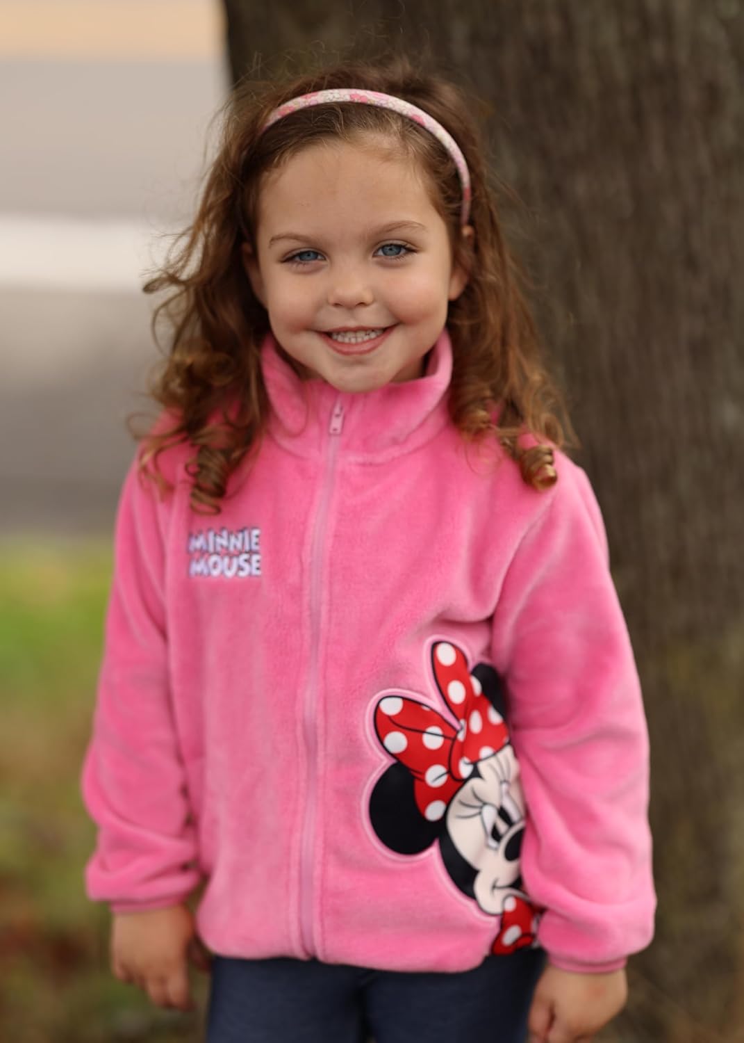 Disney Stitch Frozen Elsa Minnie Mickey Girls/Boys Fleece Jacket Full Zip Sherpa Fuzzy Warm Winter Outwear Coat 2-13 Years - Image 2