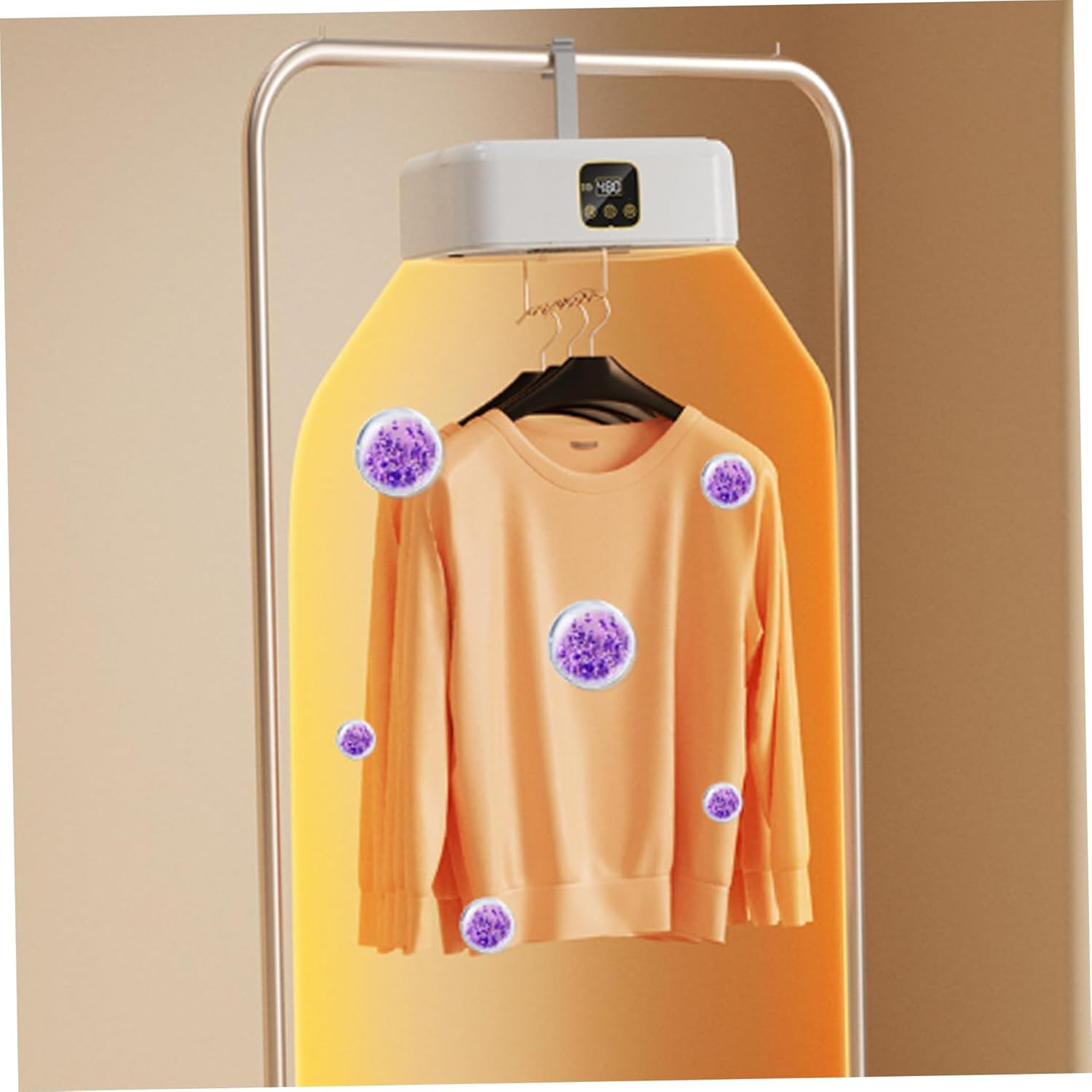 Portable Clothes Dryer with Remote Control Foldable Mini Dryer Machine for Travel Carry RV Home Apartment