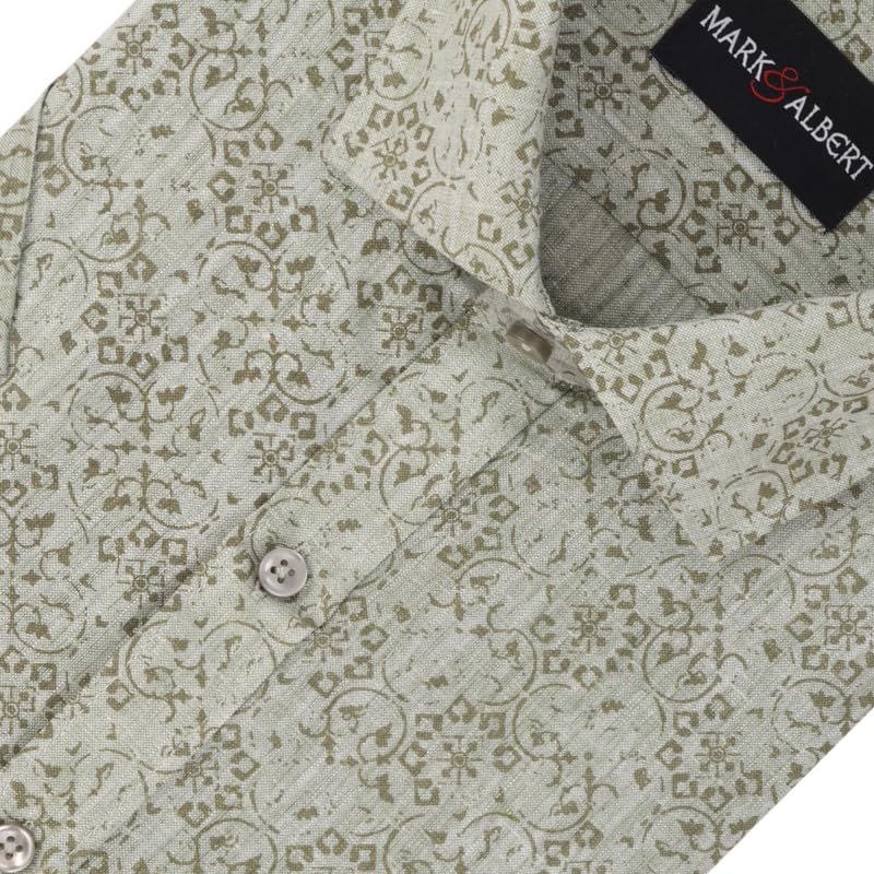Image of Men's Half Sleeve Linen Shirt