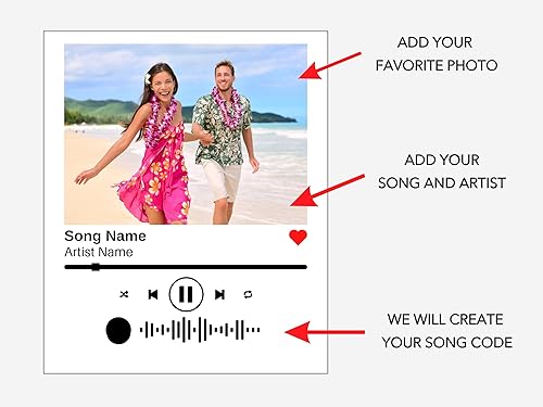 Miniatura 4 de FAST SHIPPING Song Plaque - Personalized Gift Music Plaque Mothers Day Photo Gift Personalized Valentines Day Gift Couples Gift Gifts for Wife