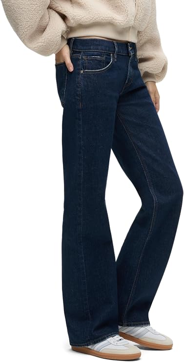 Hudson Women's Kelli Low Rise Loose Fit Straight Leg Jean