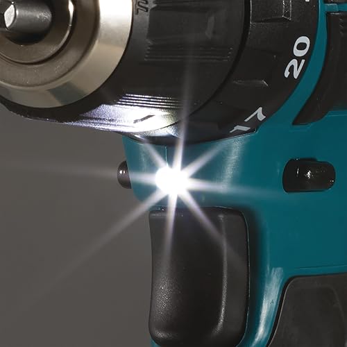 Makita HP333DSAX1 Perceuse-visseuse à percussion sans fil 12 V max. 2 Ah - 2 batteries + chargeur dans coffret de transport - 4